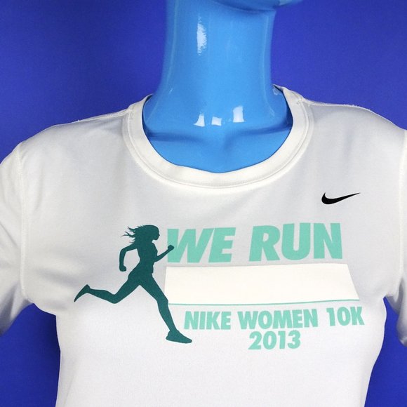 Nike Dri-Fit Long Sleeve Running Shirt Top M 8 10 - Picture 4 of 7